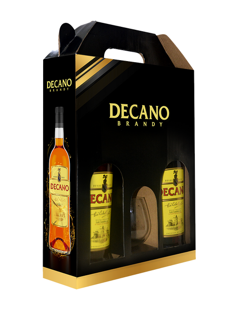 Decano Brandy Twin Bundle With Glass