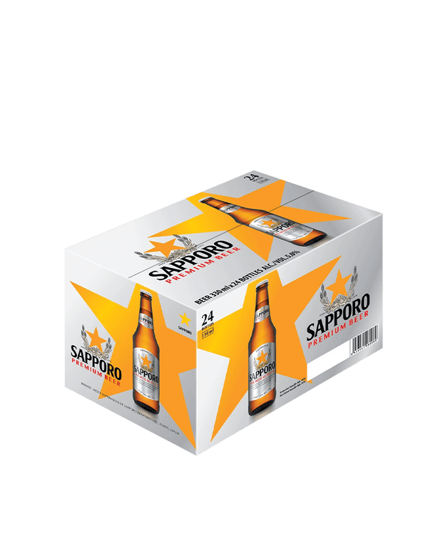 Sapporo Premium Beer Case 24x330ml - Ralph's Wines & Spirits