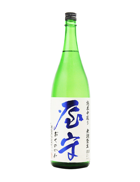 Okunokami Junmai Nakadori Muchousei  Nama 720ml