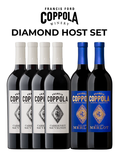 Coppola Diamond Host Set (6 Bottles)