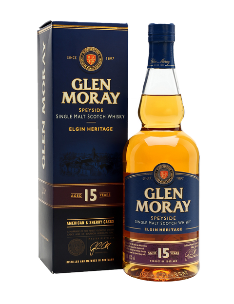 Glen Moray Single Malt 15 Year Old 700ml