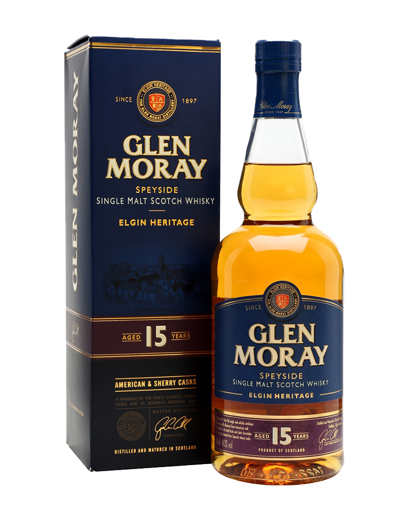 Glen Moray Single Malt 15 Year Old 700ml