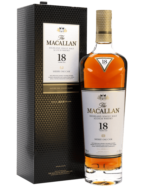 Macallan 18YO Sherry Oak Cask 700ml - Ralph's Wines & Spirits