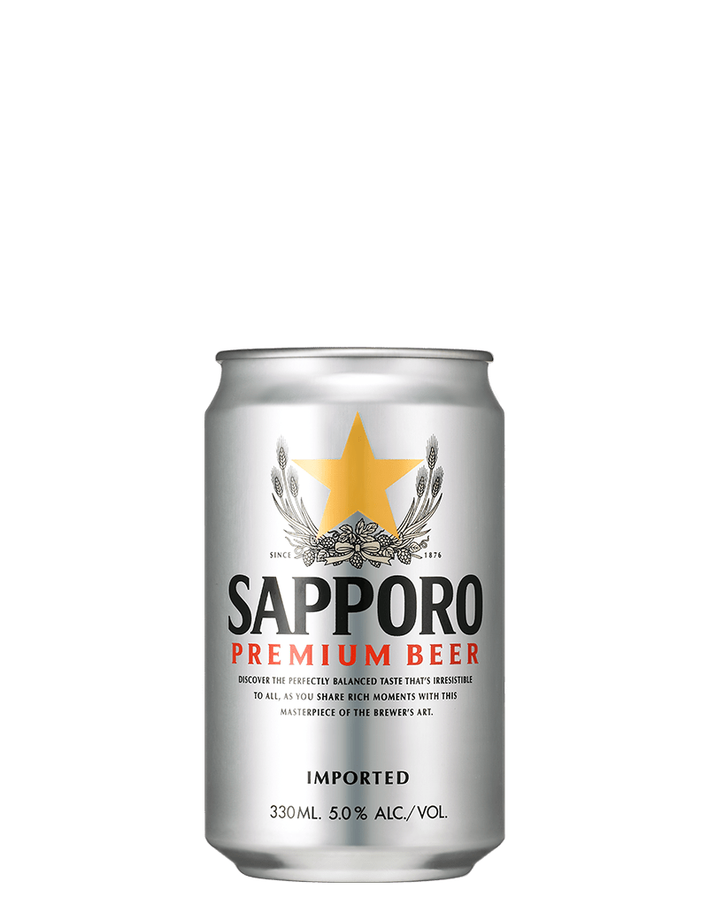 Sapporo Premium Beer Can 330ml - Ralph's Wines & Spirits